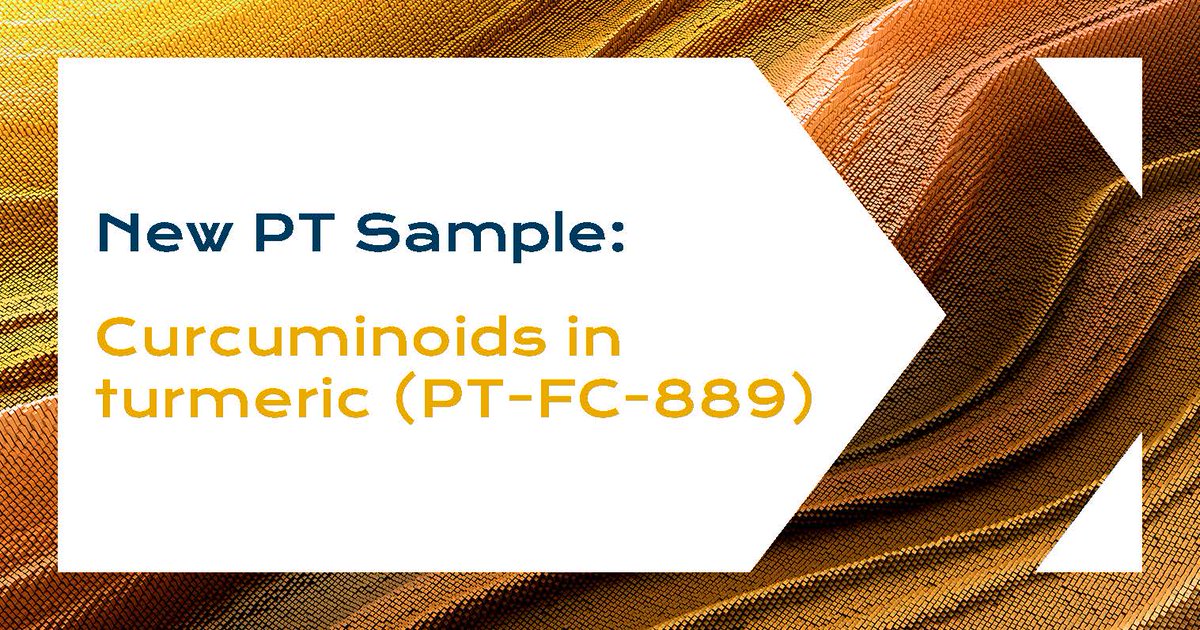 LGCStandards's tweet image. 📢 Sign up now for AXIO’s upcoming #proficiencytesting rounds – dispatching this October!
🧈PT-CH-78: Diacetyl in Butter
👉 Dispatching 13 October – ow.ly/1ZVB50WSXGe
🌿PT-FC-889: Curcuminoids in Turmeric
👉 Dispatching 20 October – ow.ly/pjoq50WSXGa