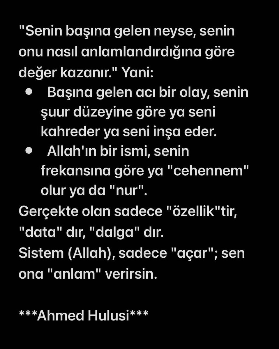 NazmKalyoncu's tweet photo. “#İNSAN” denen #ölümsüz şuur varlığın (#kuantum #beynin) dünyadaki “#ZEVCE”si #BEDENİ 'dir!
#Hilafet/şuur boyutunda cennette yaşarken, #BEDEN #ZEVCİYLE birleşerek #Arz/#dünya yaşamına geçmiştir, #madde şartlarıyla yaşama! @AhmedHulusi https://t.co/Qgbn7afYIN