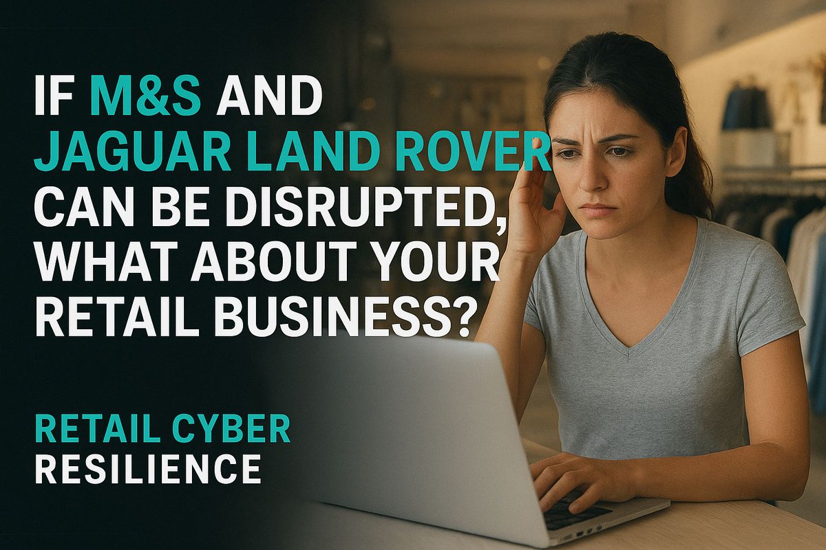 cloud4tech's tweet image. If M&amp;amp;S and Jaguar Land Rover can be disrupted so badly by cyber attacks, what about your retail business?

🛡️ Let’s talk about how we can strengthen your defences 🛡️