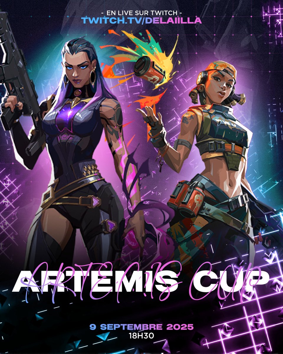 Owned (@ownedesport) on Twitter photo 🚨ARTEMIS CUP🚨
Ce soir, notre talentueuse équipe Game Changers participe à l’Artemis Cup 3 ! 🔥
Rendez-vous à 18h30 sur la chaîne de <a href="/delaiilla/">🔥 OWD Delaiilla</a> pour les soutenir !
📌 <a href="/sweazeeVLR/">owd sweazee ღ</a>
📌 <a href="/clotildeee_vlr/">OWD la meuf au taper</a>
📌 <a href="/Evoxia_/">OWD Evoxia</a>
📌 <a href="/_Riri_i/">Ririi1 🇵🇸</a>
📌 <a href="/yllucille_/">lucille</a>
🧠 <a href="/Nesnake_/">OWD Ness</a>
#WeAreOwned 🚨ARTEMIS CUP🚨
Ce soir, notre talentueuse équipe Game Changers participe à l’Artemis Cup 3 ! 🔥
Rendez-vous à 18h30 sur la chaîne de <a href="/delaiilla/">🔥 OWD Delaiilla</a> pour les soutenir !
📌 <a href="/sweazeeVLR/">owd sweazee ღ</a>
📌 <a href="/clotildeee_vlr/">OWD la meuf au taper</a>
📌 <a href="/Evoxia_/">OWD Evoxia</a>
📌 <a href="/_Riri_i/">Ririi1 🇵🇸</a>
📌 <a href="/yllucille_/">lucille</a>
🧠 <a href="/Nesnake_/">OWD Ness</a>
#WeAreOwned