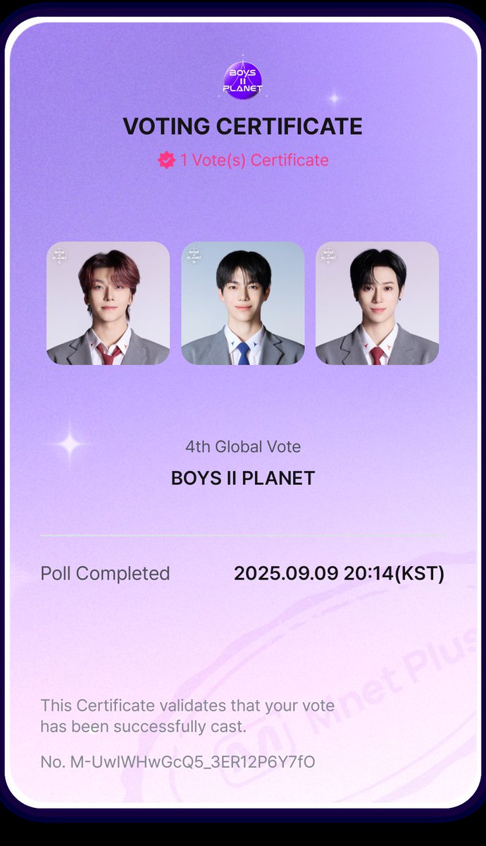 Honest_HoneyBee's tweet photo. #BOYS2PLANET #4thGlobalVote #MnetPlus https://t.co/t6Fy7onQK6