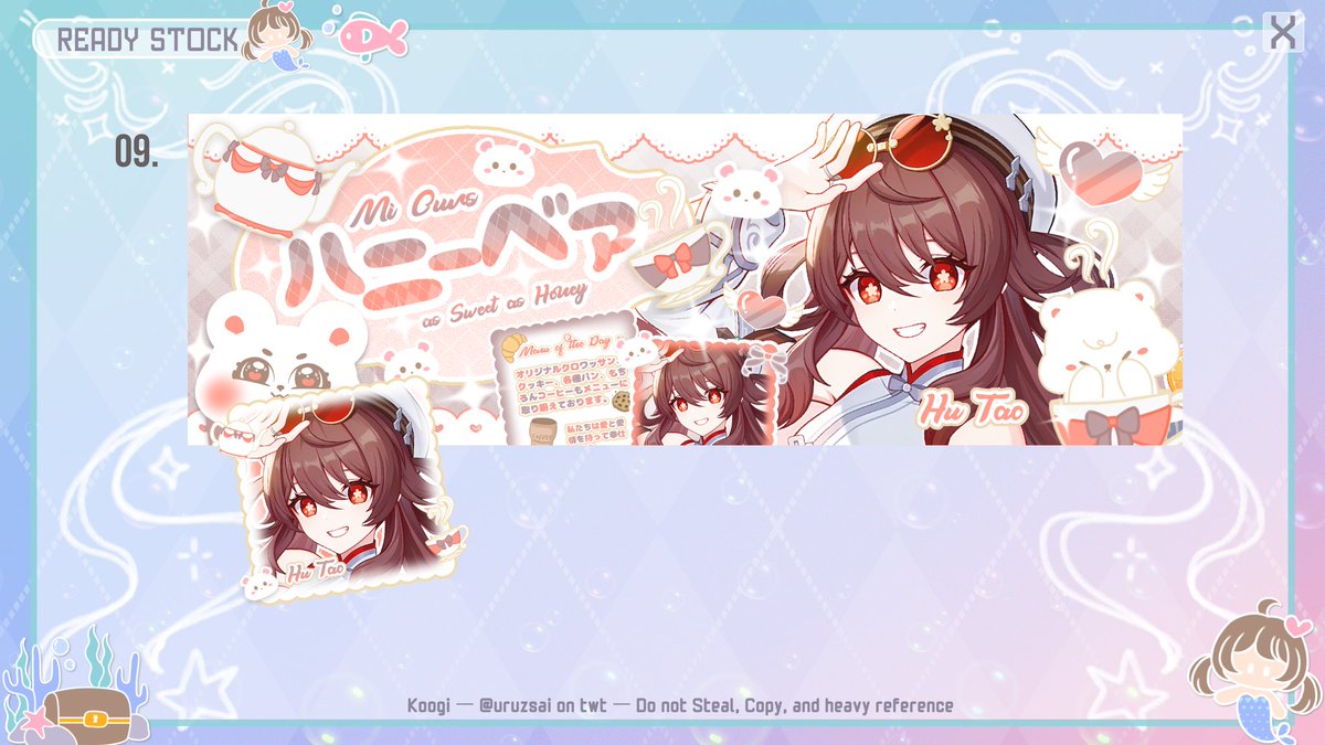 uruzsai's tweet image. Haaiii, help RT boleh ?? Maaciiw 💕

Koogi mau FS layout di bawah enih, khusus hari enih yaa edisi 9.9 ~
Only 9k/ea ~ ✨✨
Skuuy jajan geess 🥺🥺🥺

#zonauang #zonajajan