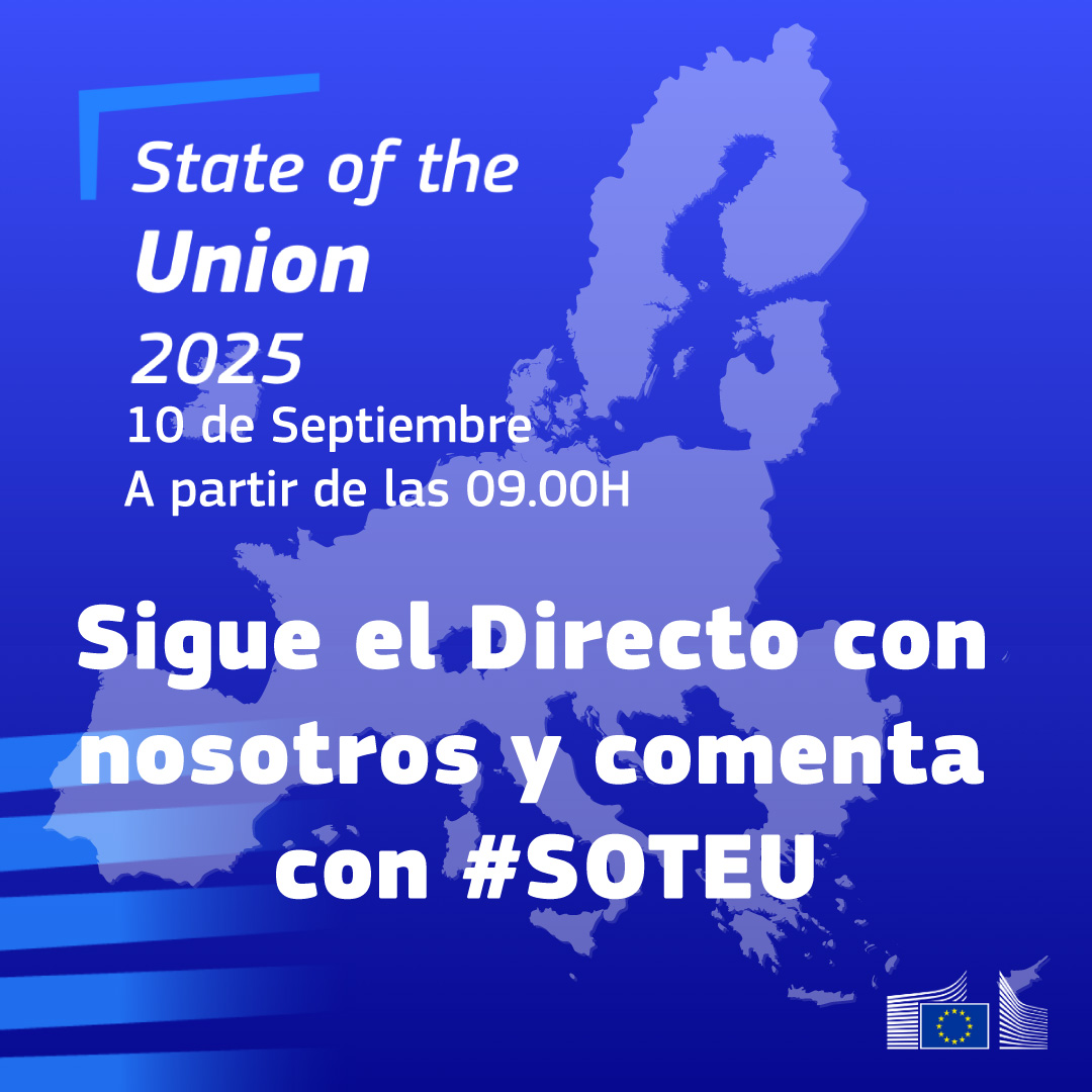 Ya empieza la cuenta atrás... Os esperamos mañana a partir de las 9:00. No faltéis.
#soteu2025  #EUROPA  #EUROPEDIRECT #SOTEU 
 <a href="/AYTO_CIUDADREAL/">AYTO_CIUDAD REAL</a>