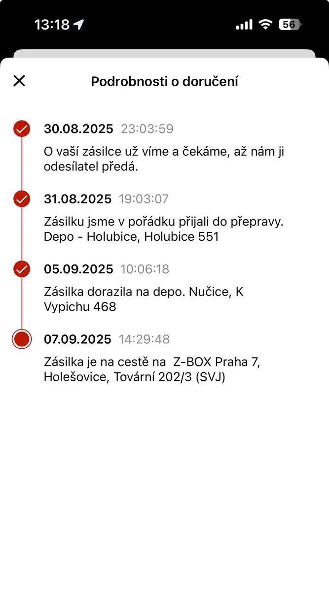 GabSvec's tweet photo. tak co @Zasilkovna, ještě pořád by to nešlo? https://t.co/qDy88F6ION