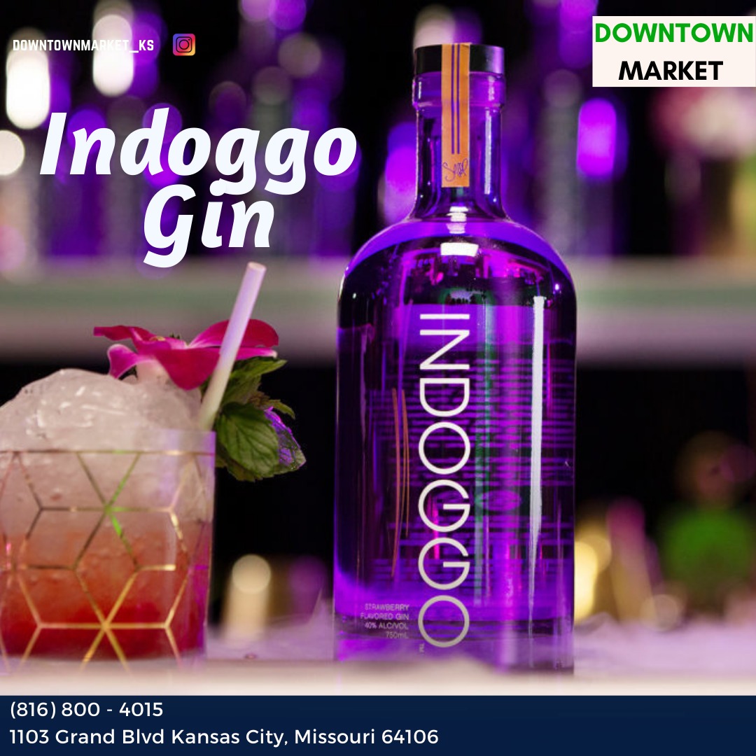 Indoggo Gin is now in stock at Down Town Market in Kansas City, MO. This smooth, strawberry-infused gin is a must-try for any spirits lover. Visit us today and pick up a bottle while supplies last!