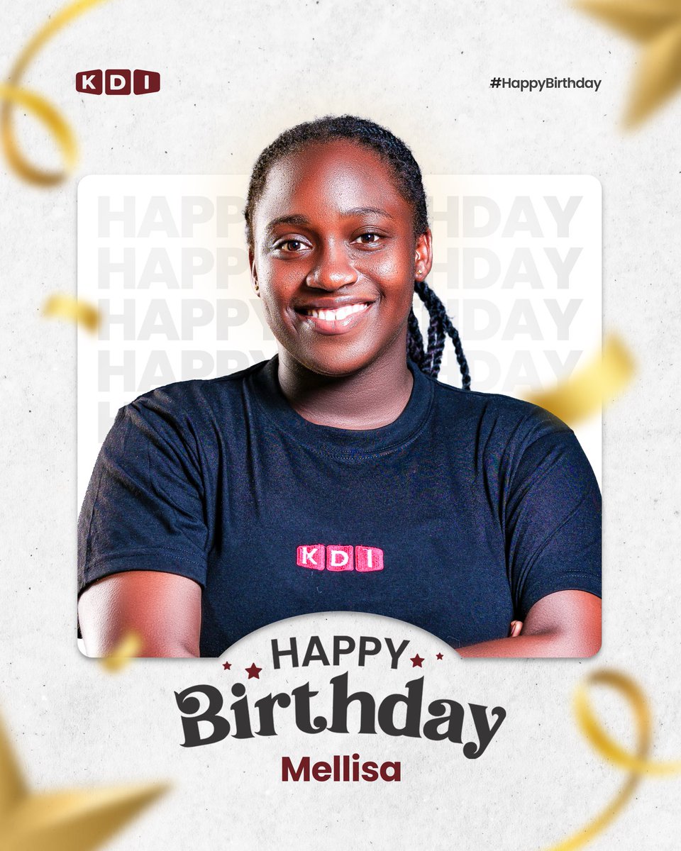 Happy Birthday, <a href="/mellisakiiza2/">mellisakiiza</a> 🎉

Today, we celebrate our outstanding Head of Operations. 
Thank you for your dedication and impact. 

#KDI #KDIBirthday #KDI2025