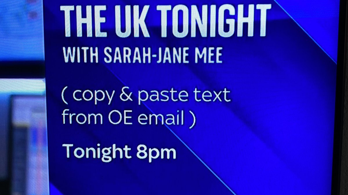 Just can’t get the (studio) staff for the <a href="/skysarahjane/">Sarah-Jane Mee</a> show. 🙄
                             ⬇️