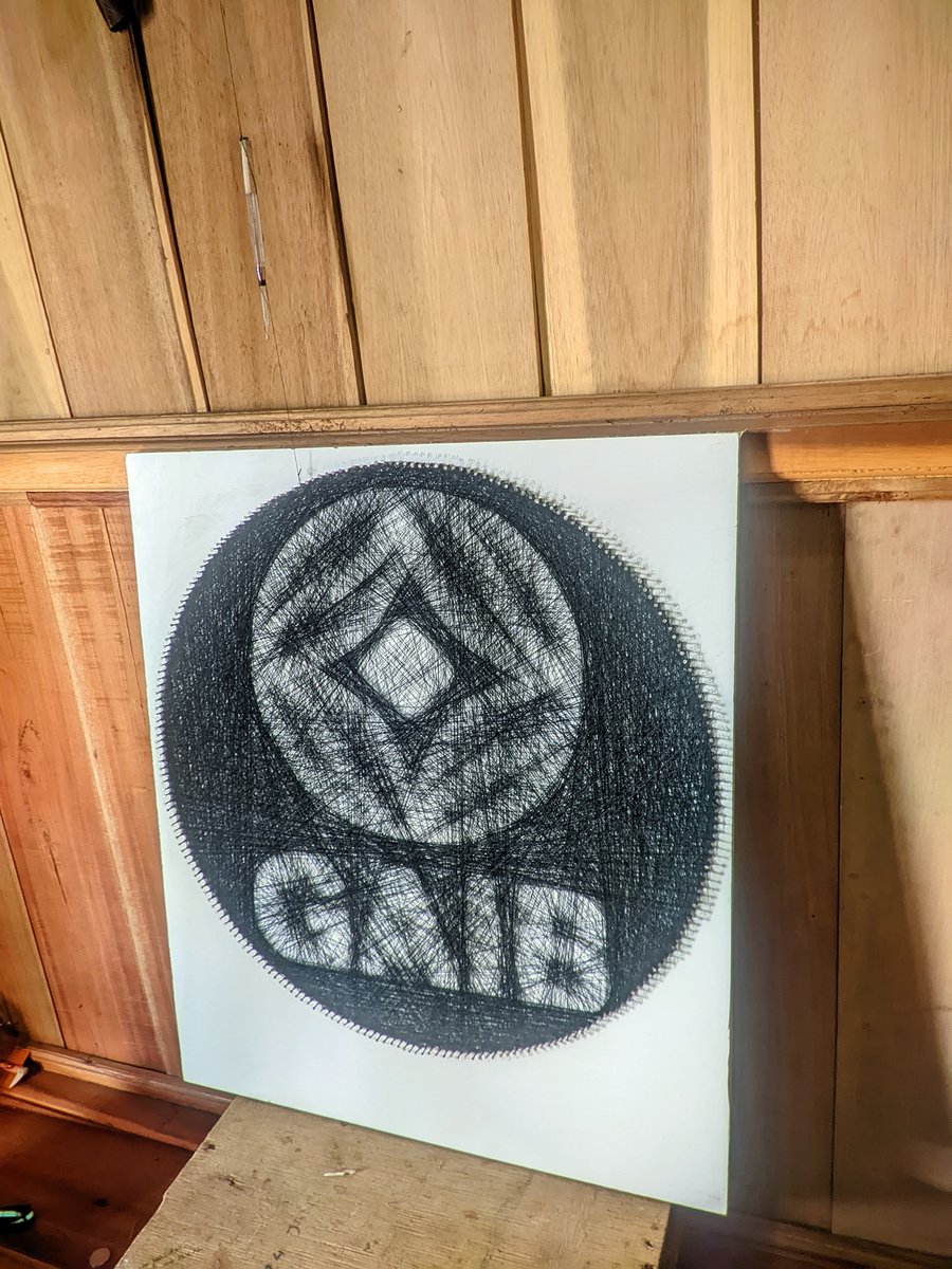 Dwiky1Dwiky's tweet photo. The GAIB logo reimagined through thousands of crosshatched lines — where creativity meets identity. A simple yet powerful expression of art and innovation.
#GAIB 
 @gaib_ai 
@gaib_fremen https://t.co/ZehM7kXx2N