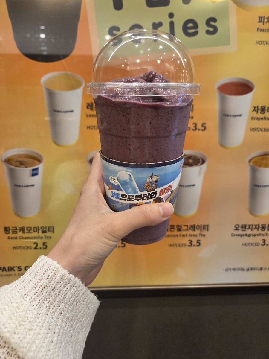 일욜부터 먹고싶었던 블루베리요거트스무디🍇