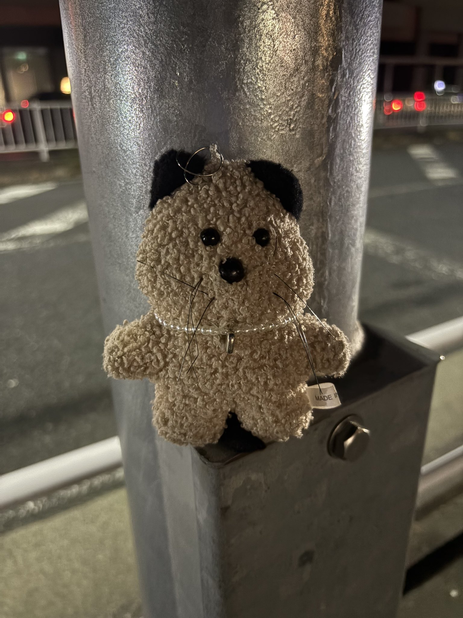ブルネロを着たクマさん　ぬぐるみ ブルーノ ブラックウォッチ テディベア くまさんぬいぐるみ