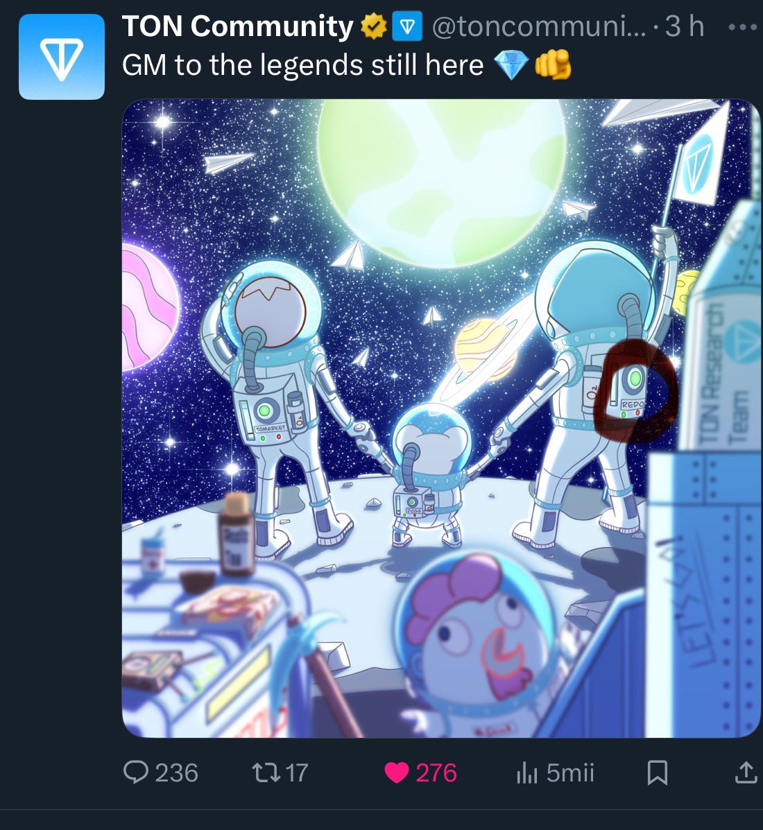 How is it possible that $REDO — the main symbol popping up daily on TON’s official pages — still isn’t attractive to people? 🤣 I just don’t get the behavior… Guess they’ll only ape in at ATH 👀

$REDO power🔥♥️