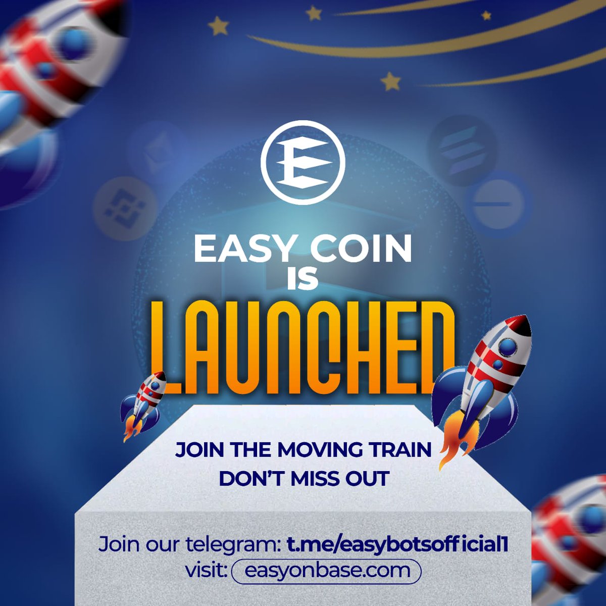 easycoin_base's tweet image. Excited to finally share what we’ve been building, EasyOnBase!

It’s home to Easy Sniper Bot (trade faster &amp;amp; safer across Base, Solana, ETH &amp;amp; BNB) and our very own EasyCoin that powers the ecosystem.

We’re just getting started, come along for the journey. 

TG:…