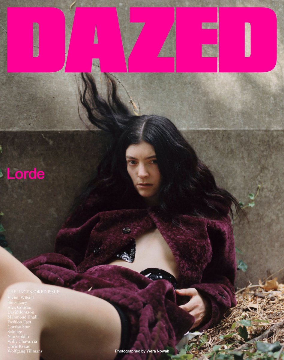 spinorbinmusic's tweet photo. 🌙📖 Lorde graces the cover of Dazed and looks absolutely ethereal! ✨📸 #Lorde #DazedMagazine https://t.co/iufzzmq3VC