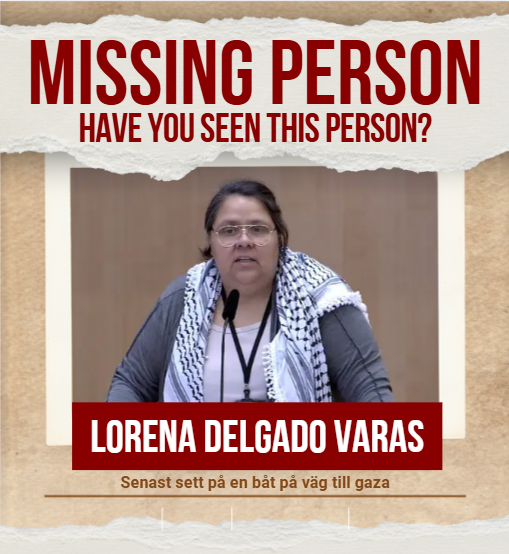 På ingen arbetsplats i världen är det okej att bara strunta i sitt arbete. Nu när riksdagen öppnar så är fd Vänsterpartist Lorena Delgado Varas som tjänar 78 500 kr i månanden inte där. Hon är istället på väg till Gaza. Hon verkar tycka detta är ok. Detta är verkligen inte okej.