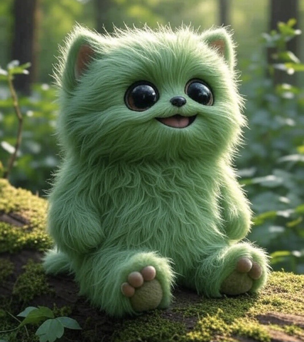 3_irreplaceable's tweet image. 6歳の姪が生み出したキャラクター、Greenmeです