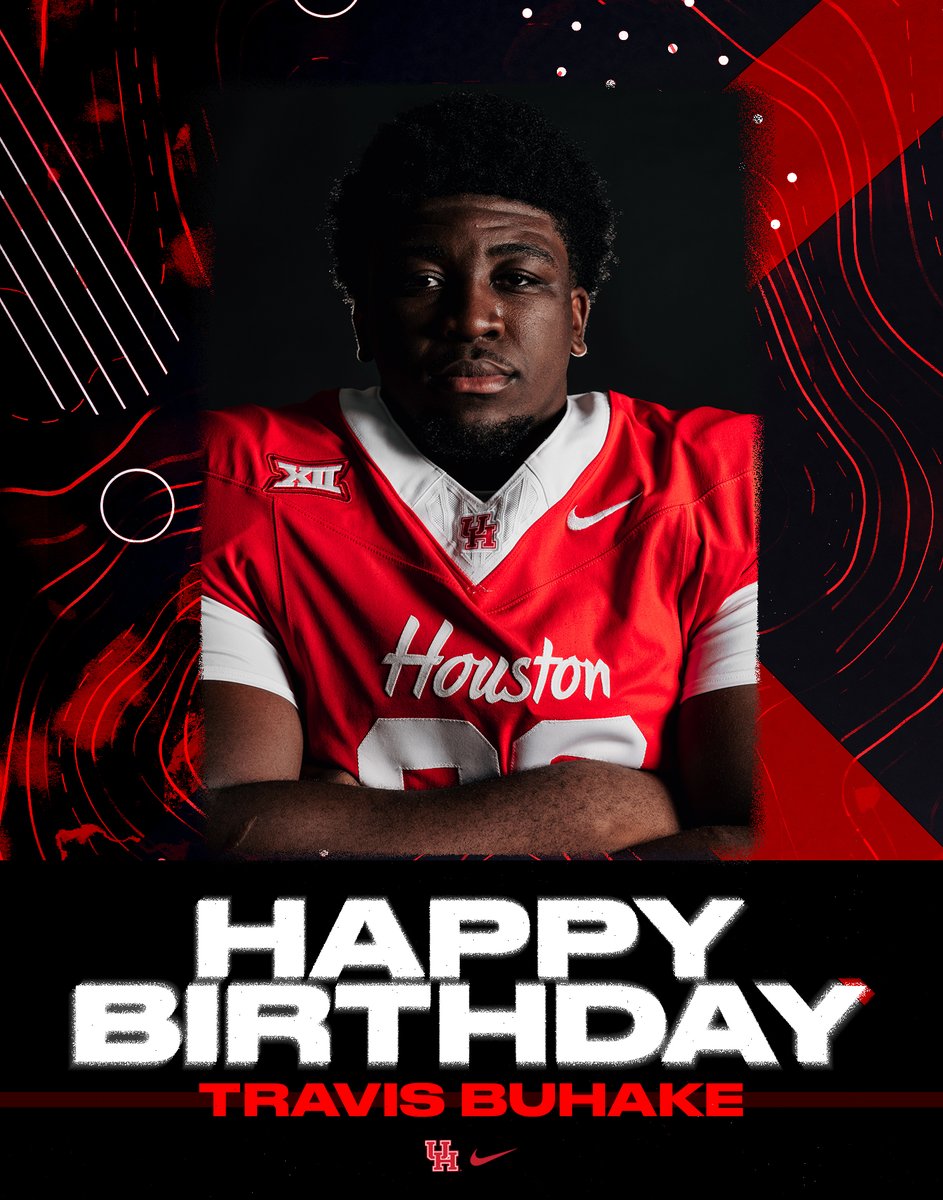 UHCougarFB's tweet image. Happy Birthday, @TravisBuhake!

#GoCoogs