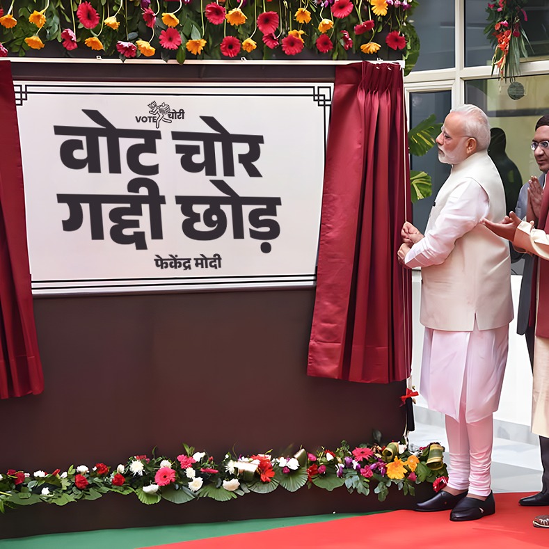 वोट चोर – गद्दी छोड़