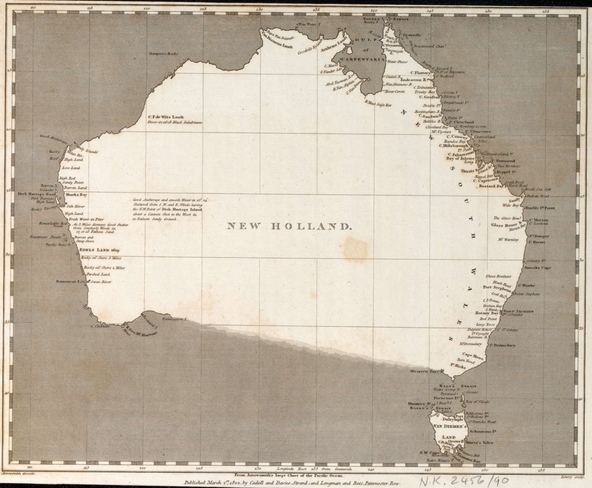 A Map of New Holland from 1802