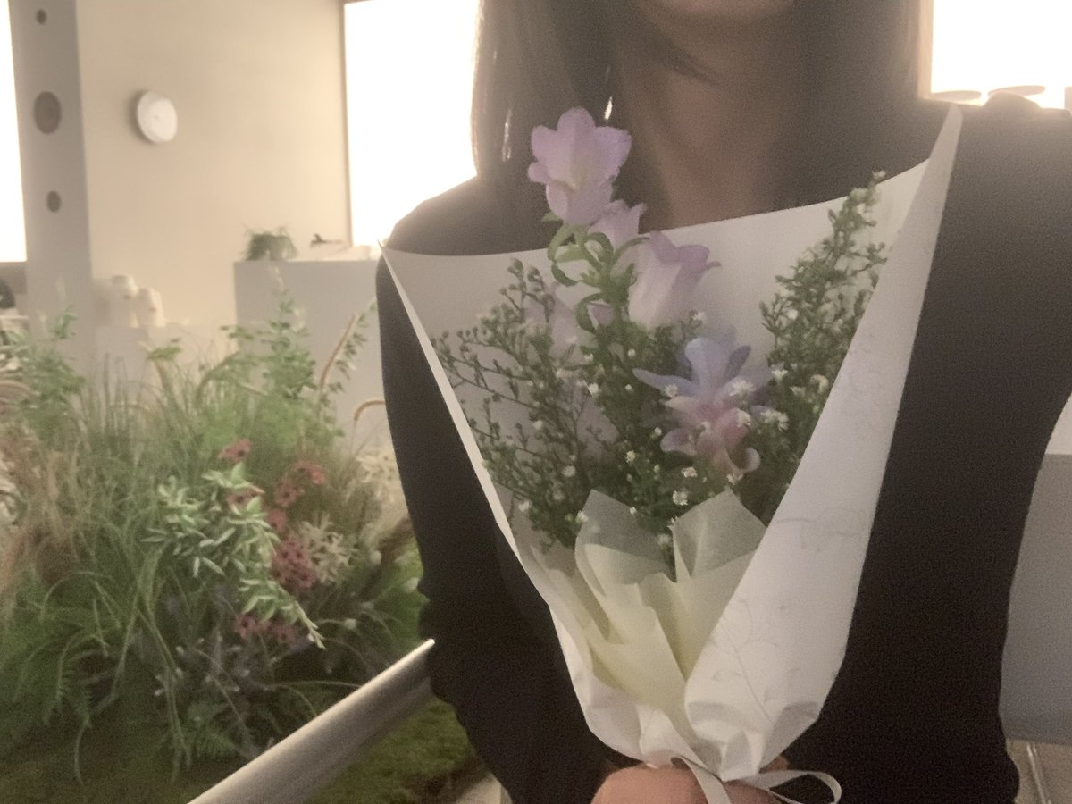 뜨개질도 하고 ~ 꽃도 받고 ~ 😙💗