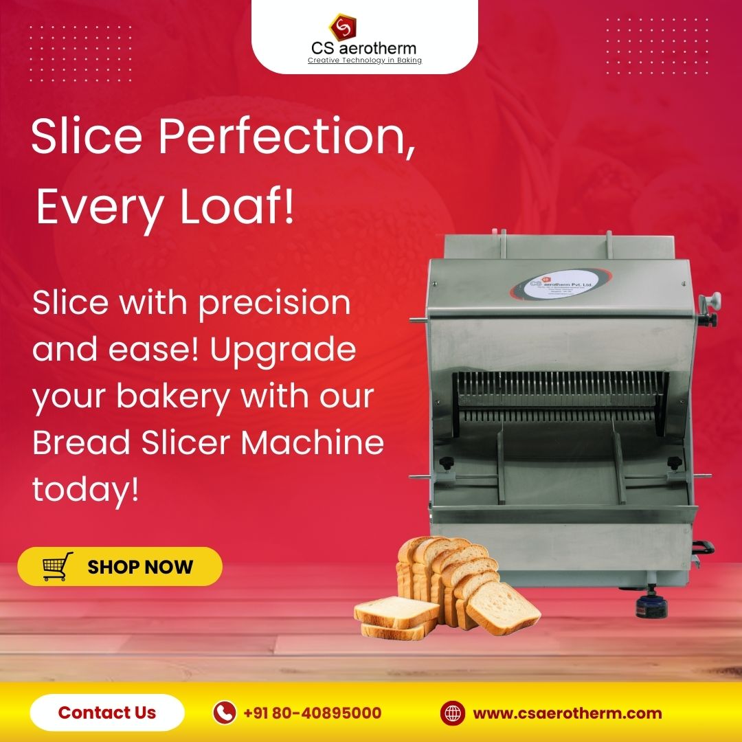 CSAPL1's tweet image. Make every loaf look flawless with smooth, even slices. 🥖
csaerotherm.com
Tel - +918040895000
#SliceItRight #BreadSlicer #BakeryTools #BakeryMadeEasy