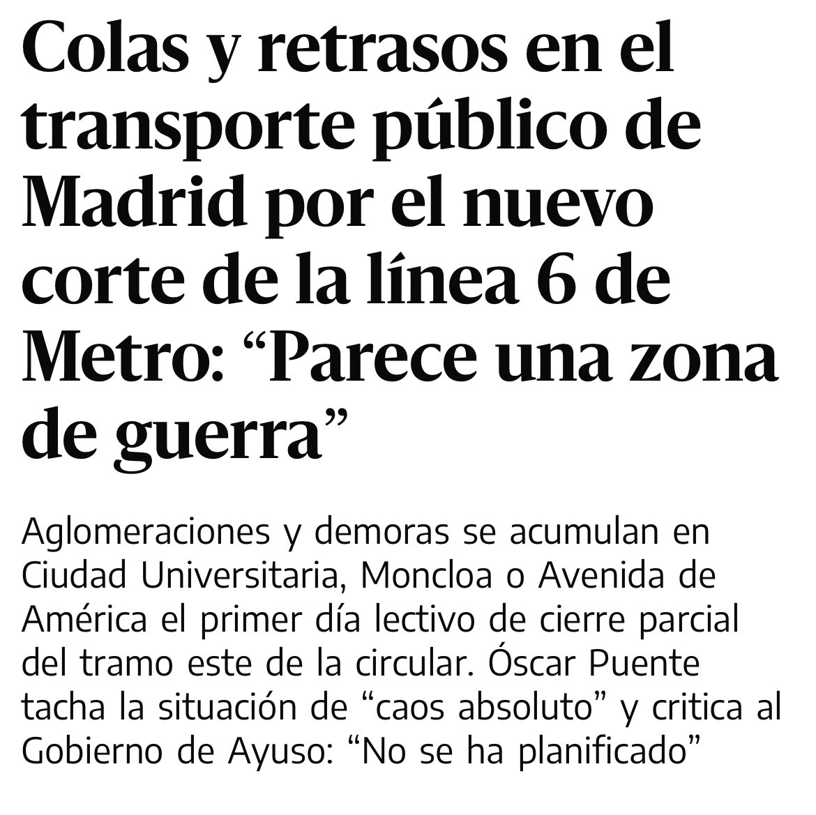 CJCMadrid_'s tweet photo. ¿Cuánta vida pierdes esperando? El corte de la L6 y el “servicio especial” improvisado son la prueba: el transporte en Madrid es un desastre para la juventud trabajadora. 👇 https://t.co/nxie5ysvaA