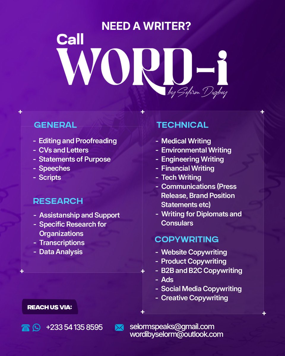 selor_mmm's tweet photo. Side hustle oooo! Kindly repost on your TL. If you need all your assignments and projects done, writing samples, SOPs, kindly dm, and let’s get it done!✔️ https://t.co/JQN6xGFeCa