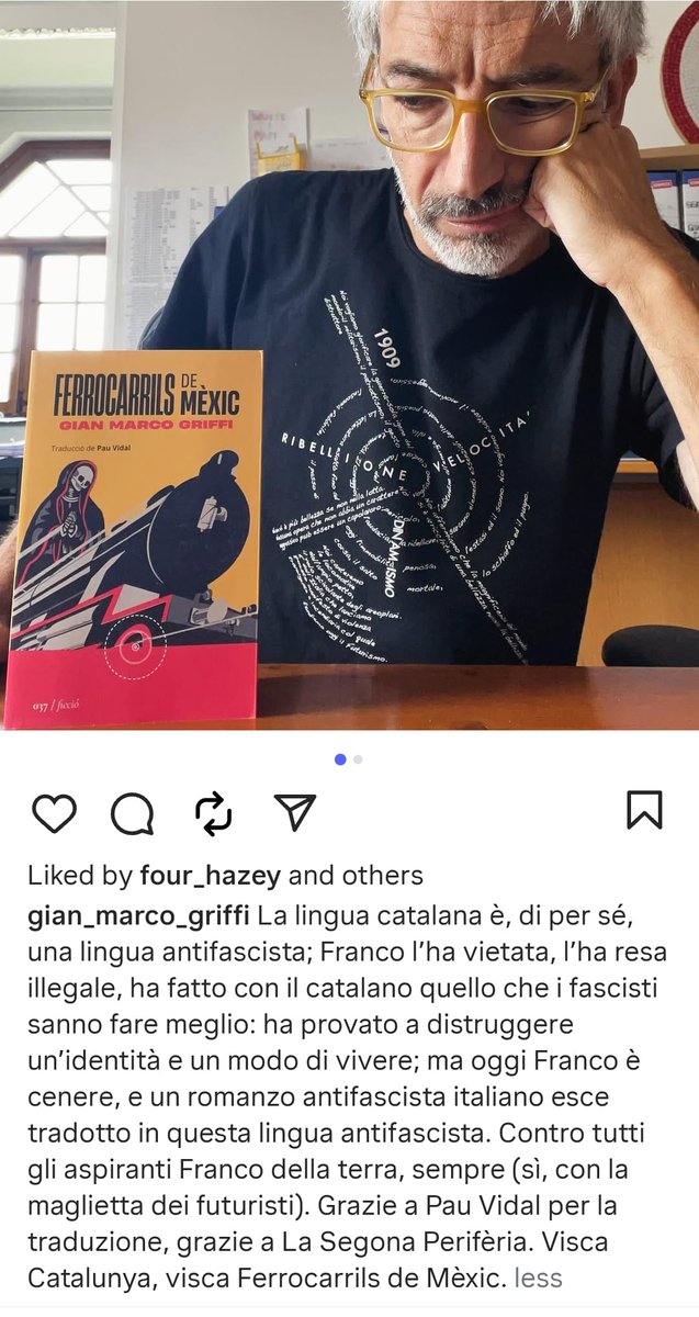 En Gian Marco Griffi ha rebut els seus exemplars de «Ferrocarrils de Mèxic» i té un missatge per a tots nosaltres. Estem emocionats!