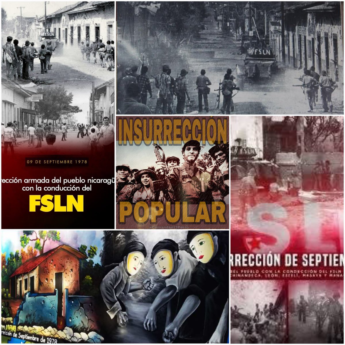 César F. López 🇳🇮 (@csarlpe1525) on Twitter photo 💥Efemérides
9 Septiembre 1978
Nicaragua Insureccionada
👉Honor y Gloria a todos los caídos en defensa de la RPS, en los 70 y 80.
<a href="/porfirioorozco5/">🇳🇮 Porfirio Orozco</a>
<a href="/Martha_Elena16/">🅼🅰🆁🆃🅸🅽🅰 ♥🖤 🐲 🇳🇮</a>
<a href="/Atego16/">@🅰🆃🅴🅶🅾 🇳🇮</a>
#UnidosEnVictorias #NicaraguaLibre 💥Efemérides
9 Septiembre 1978
Nicaragua Insureccionada
👉Honor y Gloria a todos los caídos en defensa de la RPS, en los 70 y 80.
<a href="/porfirioorozco5/">🇳🇮 Porfirio Orozco</a>
<a href="/Martha_Elena16/">🅼🅰🆁🆃🅸🅽🅰 ♥🖤 🐲 🇳🇮</a>
<a href="/Atego16/">@🅰🆃🅴🅶🅾 🇳🇮</a>
#UnidosEnVictorias #NicaraguaLibre