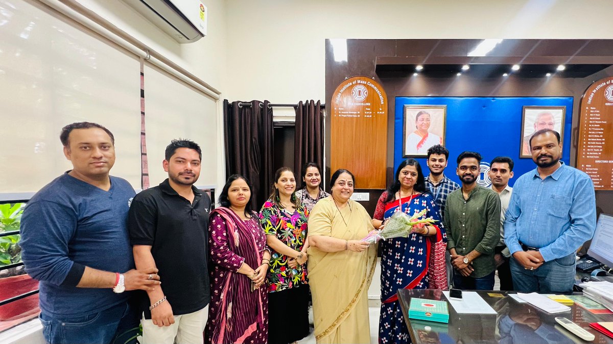 Indian Institute of Mass Communication tweet media