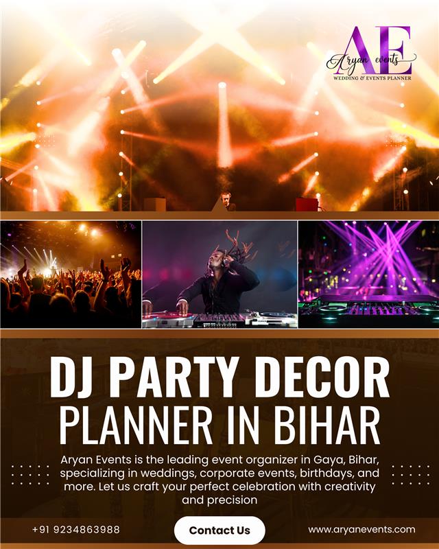 EventsFanclub's tweet photo. Best DJ Party Organizer in Bihar turn your celebration into an unforgettable vibe. 🎧🥳
🎵 Thumping Beats | 💡 Dazzling Lights | 🎉 Memories that Last Forever
📍 Gaya, Bihar
🌐 https://t.co/apgb5lKoV0
#DJParty #PartyPlanner #EventManagement #Bihar #Events #DanceNight #PartyVibes https://t.co/mVEEPuaDCt