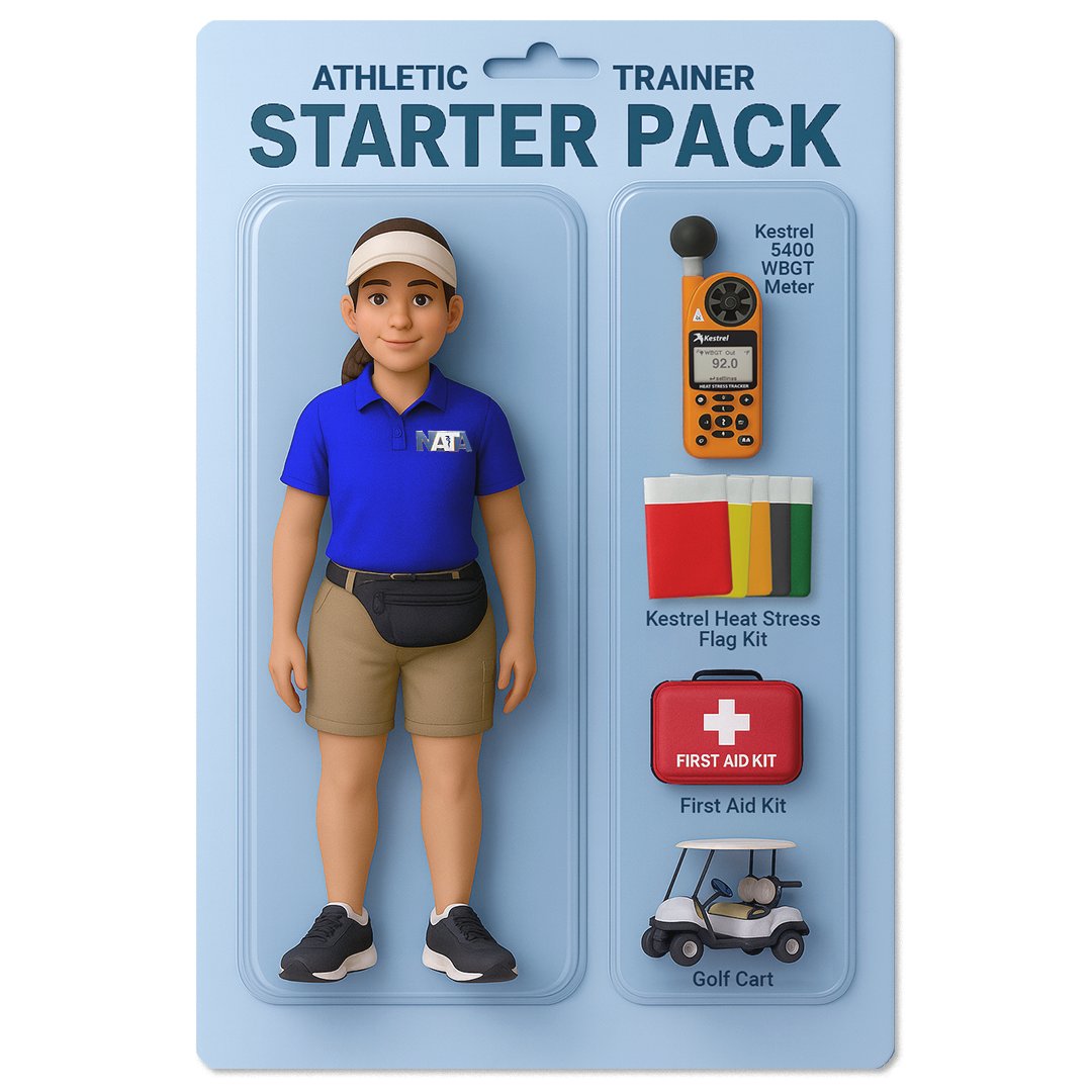Starter pack complete. ✅ 🌡️ 🔥 <a href="/NATA1950/">NATA</a> @korey_stringer_institute #HeatSafety #AthleticTrainers #Athletics #Athlete #HeatStress #Safety #NATA