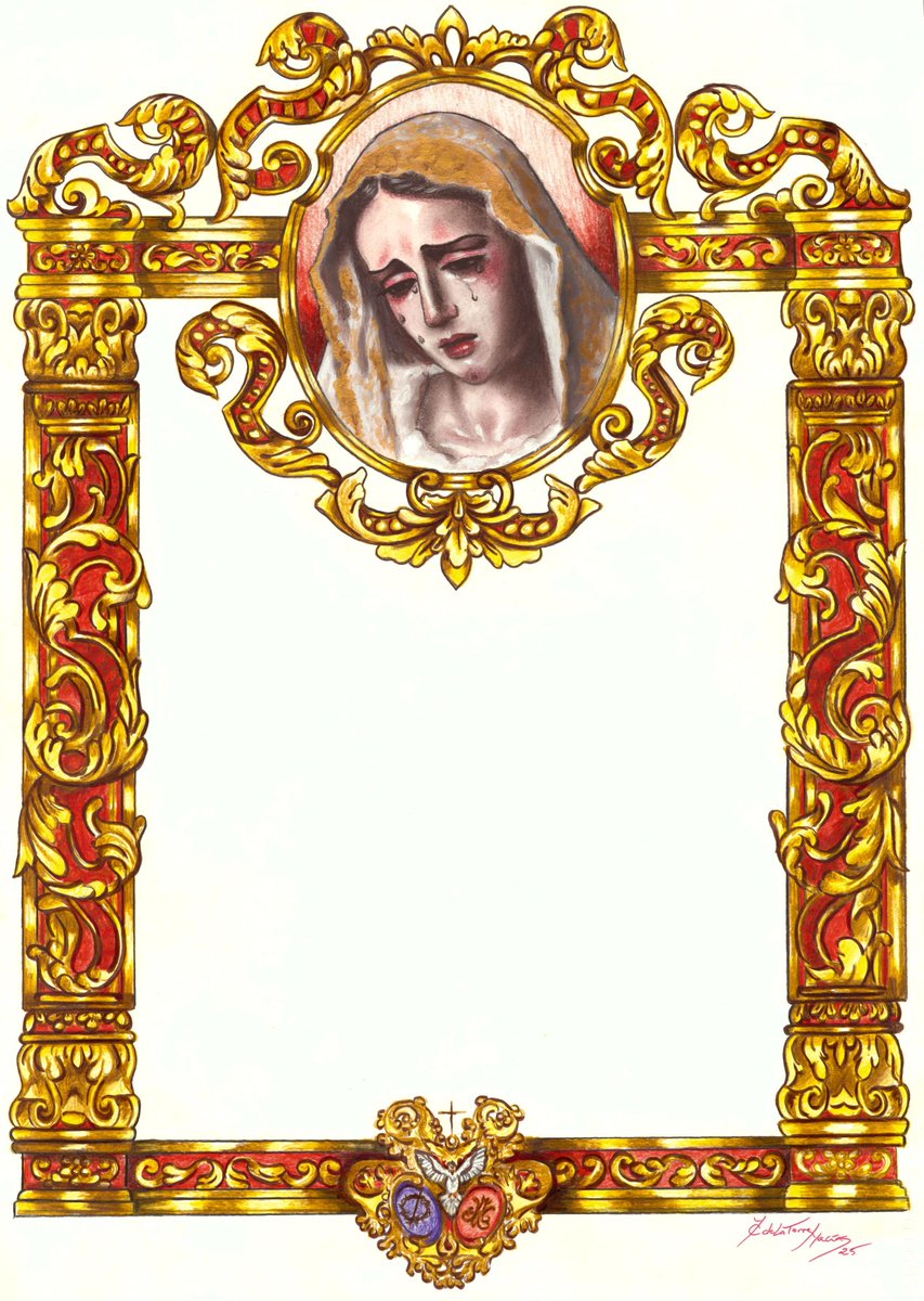 Nueva obra ORLA DE CULTOS para el Grupo parroquial Gran Poder y Rocio de Benalmádena. 

Lápices de colores y pastel sobre papel. 

Desde estas líneas quiero agradecer a este grupo parroquial su llamada y la confianza depositada en mi trabajo. #CofradíasMLG