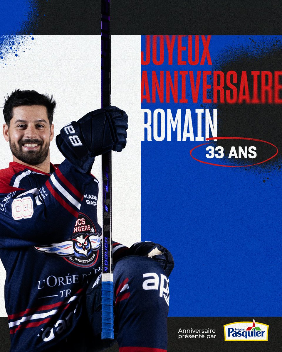 Les Ducs d'Angers (@ducsdangers) on Twitter photo Il fête ses 33 ans aujourd'hui : joyeux anniversaire à 𝐑𝐨𝐦𝐚𝐢𝐧 𝐆𝐔𝐓𝐈𝐄𝐑𝐑𝐄𝐙 (🇫🇷) !
Plus de 600 matchs en <a href="/LigueMagnus/">Synerglace Ligue Magnus</a> pour notre attaquant français, arrivé cet été 🥳
#GoDucsGo | #SportAngers | #LaDalleAngevine I #SLMHockey Il fête ses 33 ans aujourd'hui : joyeux anniversaire à 𝐑𝐨𝐦𝐚𝐢𝐧 𝐆𝐔𝐓𝐈𝐄𝐑𝐑𝐄𝐙 (🇫🇷) !
Plus de 600 matchs en <a href="/LigueMagnus/">Synerglace Ligue Magnus</a> pour notre attaquant français, arrivé cet été 🥳
#GoDucsGo | #SportAngers | #LaDalleAngevine I #SLMHockey