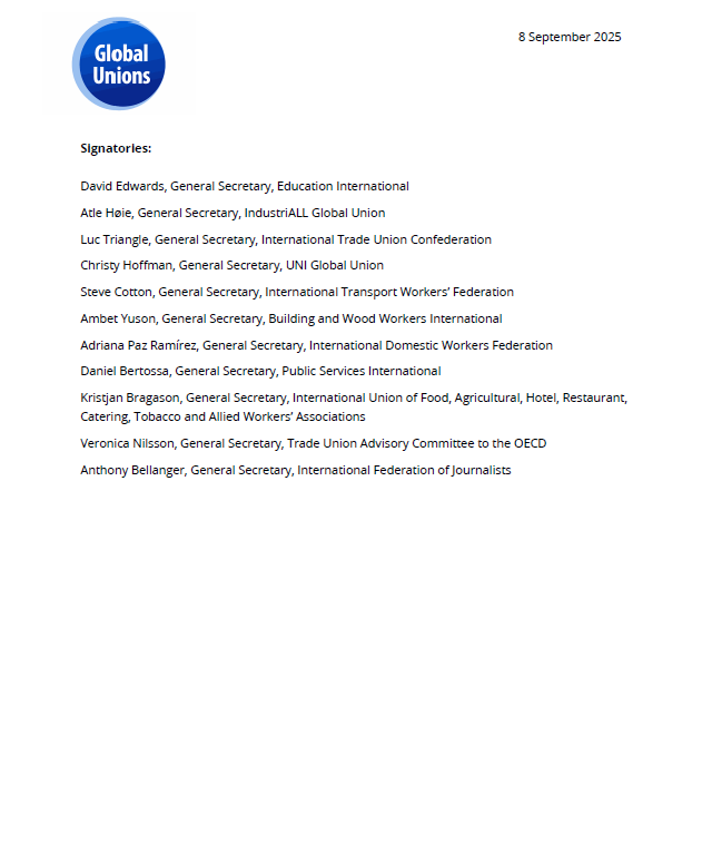 UNI Global Union tweet media