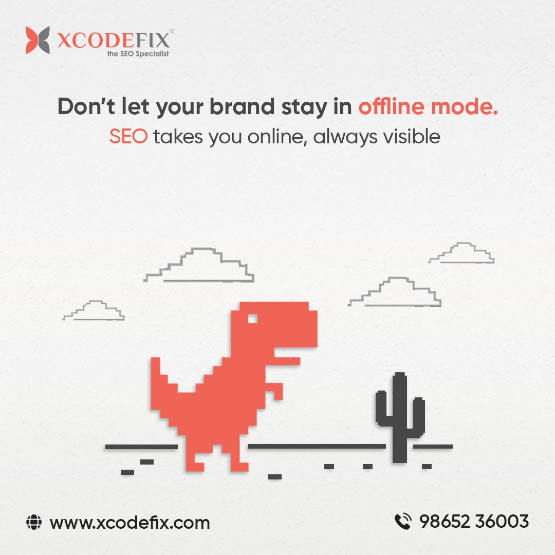 xcodefix's tweet image. 🚫 Your brand without SEO = Dino game 🦖 stuck in offline mode.
✨ With SEO = Always online, always visible 🚀
👉 Xcodefix keeps your business running 24/7 with SEO strategies that rank &amp;amp; grow.
🌐 xcodefix.com #seo #xcodefix #digitalmarketing