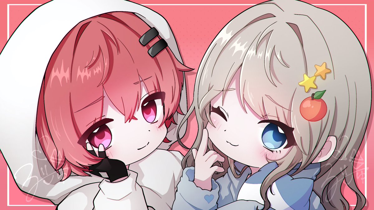 まっぴー様♡ペア画♡イラストオーダー まっぴー様♡ペア画♡イラストオーダー
