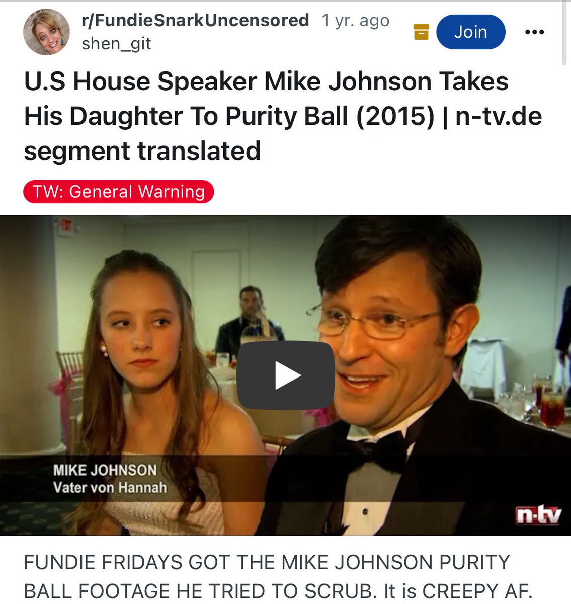 As someone who wore a purity ring and went to the GIRLS ONLY purity conference let me tell you, the whole thing is creepy af. 

Dads legit “marry” their daughters to “keep them pure” until marriage. What do the guys do to stay “pure”? Nothing. 

The whole culture breeds