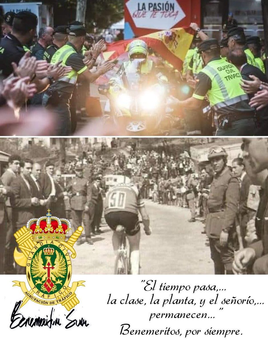 Nos sentimos orgullosos de la labor que estáis realizando desde la UMSV en <a href="/lavuelta/">La Vuelta</a> de este año, con el apoyo de numerosas Unidades de Tráfico y Seguridad Ciudadana de las zonas en las que se desarrolla la etapa. 
Tráfico, GRS y Servicio aéreo están dando lo mejor de si mismos.