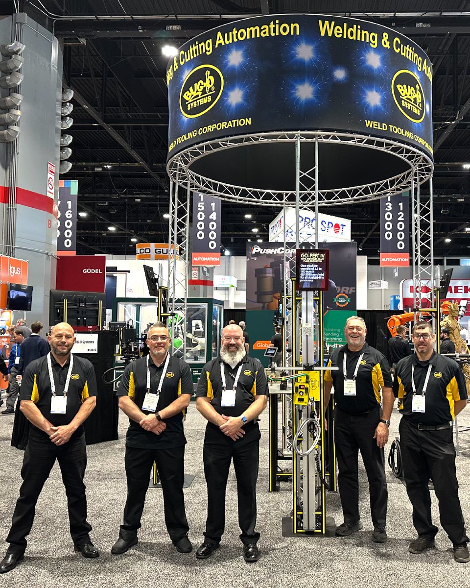 BugOSystems's tweet image. FABTECH 2025: Day 2 You can find us in Booth B13023. Be sure to check out our new products! We're here to help you increase your productivity & efficiency in your metalworking operations! #BugoSystems #MadeInUSA #FABTECH2025 #metalforming #fabricating #welding #finishing