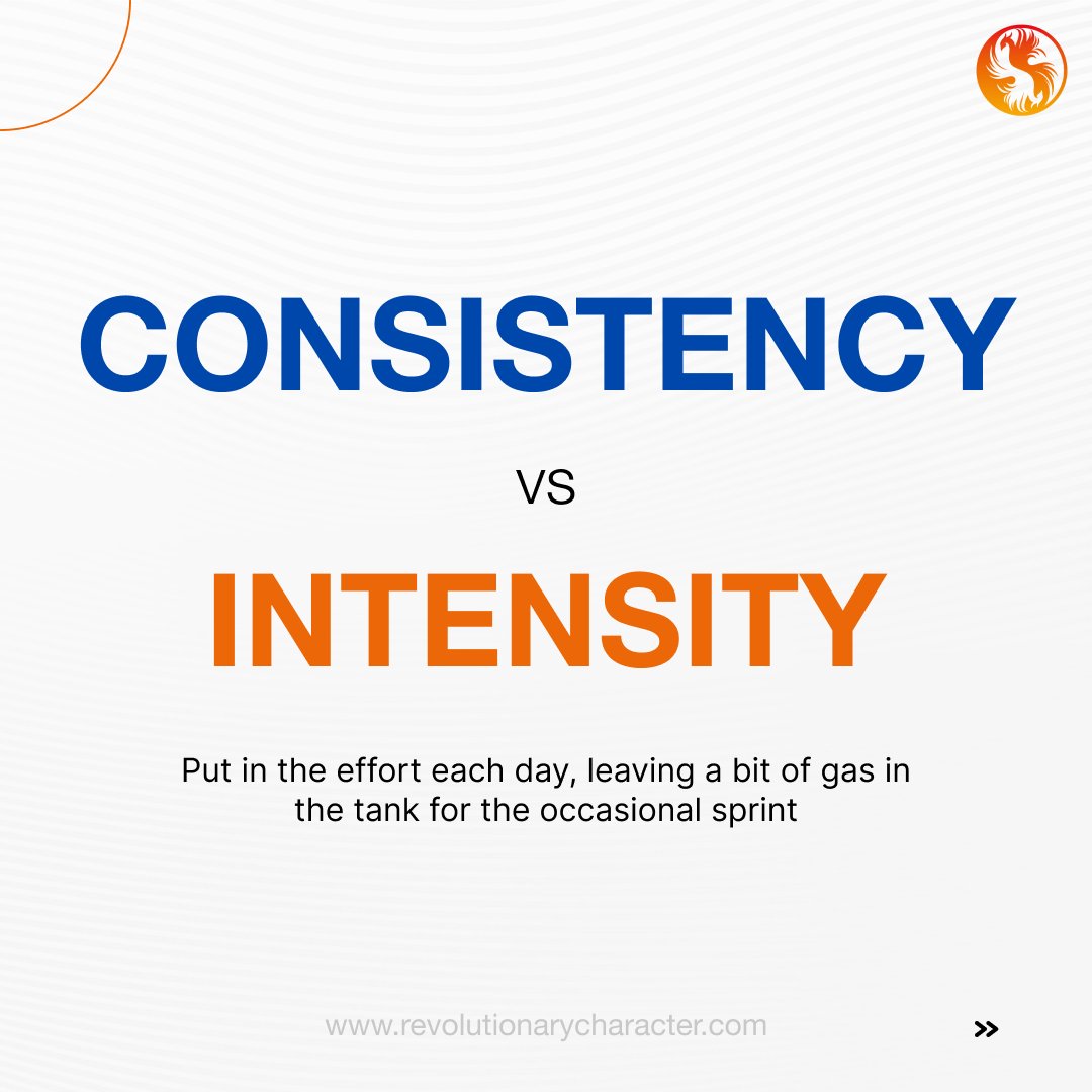 rev_character's tweet photo. Do not sacrifice consistency for the sake of intensity! https://t.co/FDw6BQyJeo