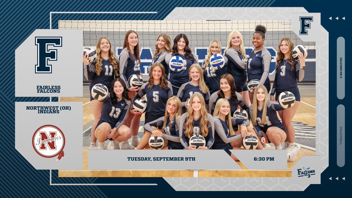 🏐 It's Falcons on 3 Night! Join us for our Home Girls Volleyball Match! 🎉 All FHS students get FREE admission — just check in at the ticket table. Be there, be loud, and cheer our Falcons to victory! #SOAR #FalconsOn3"