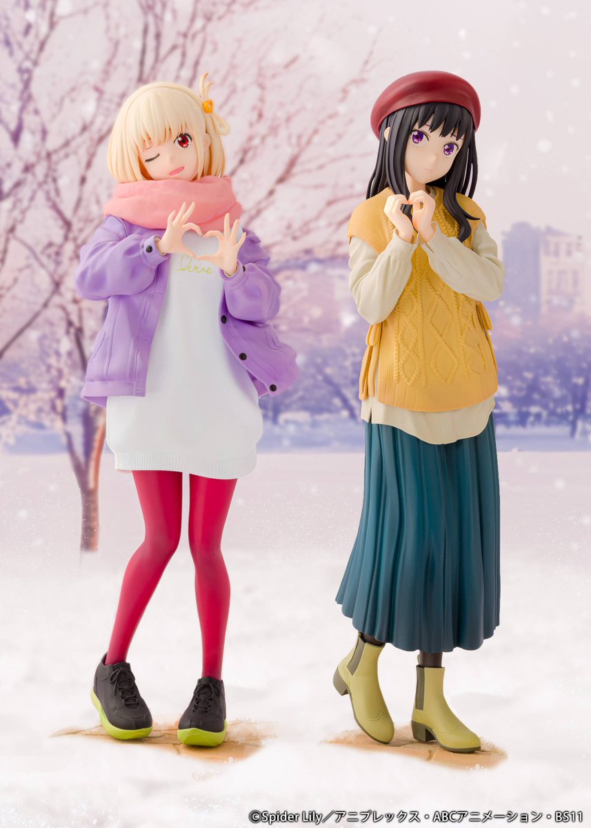 Pre-order (30-03-2026)
Takina Inoue Winter Outfit Ver. 1/7
Precio: 170€ / Envio: 6€
bit.ly/3V8PtVd
Telegram: t.me/freakfantasysh
WhatsApp: bit.ly/3FHJ9wd