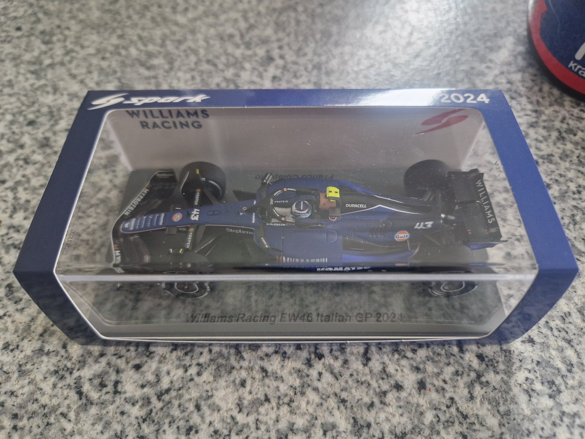 Happy birthday to me 🥳 🎂🎈🎉 New arrivals Carlos Sainz 1:2 Mini Helmet and 2x 1:43 Franco Colapinto Williams FW46 Italian and Mexican GP's 

@WilliamsRacing <a href="/Carlossainz55/">Carlos Sainz</a> <a href="/alex_albon/">Alex Albon</a> <a href="/FranColapinto/">Franco Colapinto</a> <a href="/JV_F1/">James Vowles</a>