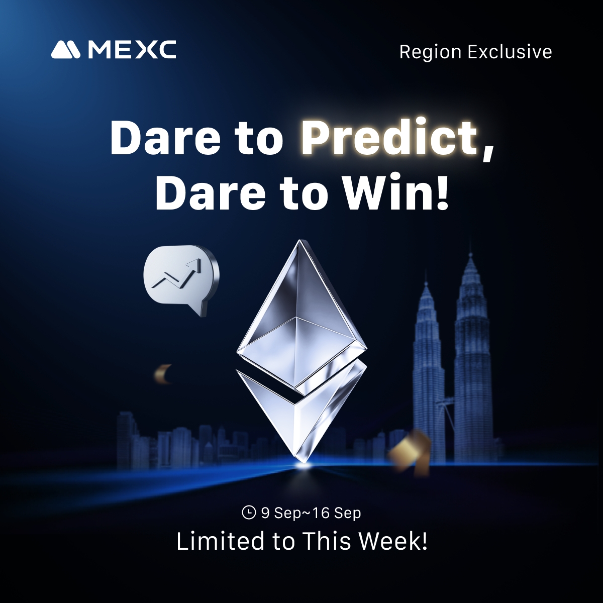 🔥 Will #ETH break ATH again?

📈 Predict $ETH price on #MEXCMAL and win a share of the 2,000 USDT prize pool!

🚀 Viral share this event post via Gleam to win an extra 50 USDT bonus!

🎉 Join now: mexc.fm/futures-activi…
⭐️Gleam Task: gleam.io/6FYsJ/mexc-eth…

To Join:
⚡