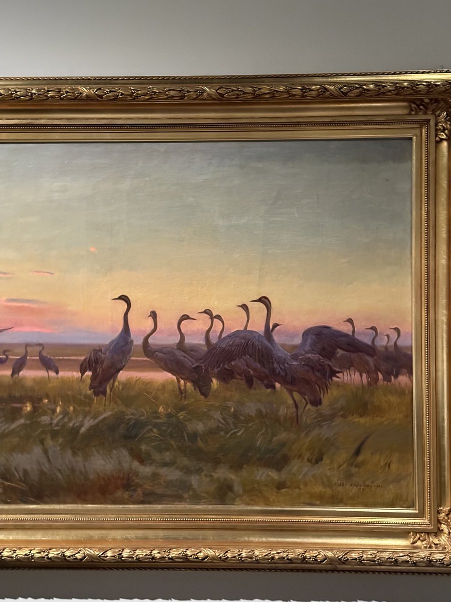 devonesay's tweet image. wystawa Chełmońskiego w MNK - 
w s p a n i a ł a