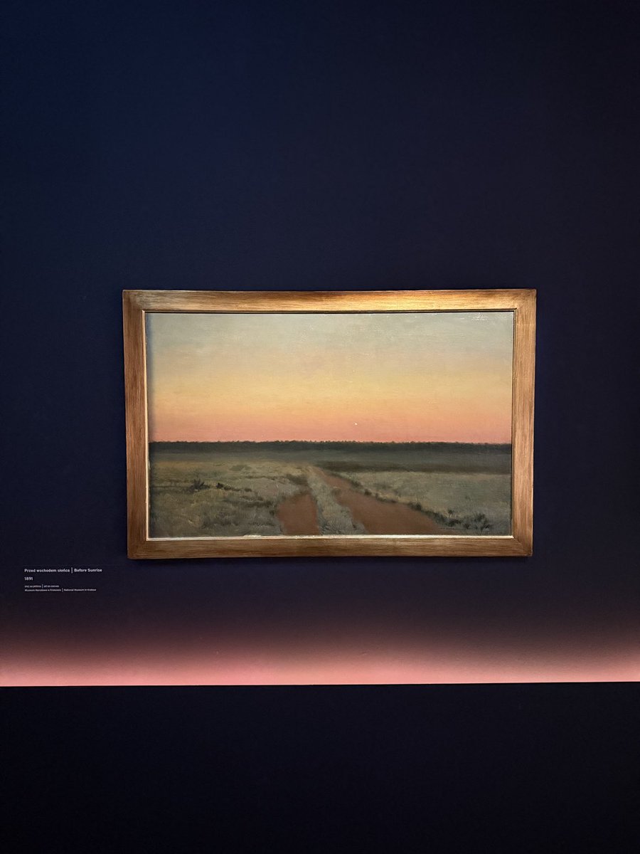 devonesay's tweet image. wystawa Chełmońskiego w MNK - 
w s p a n i a ł a