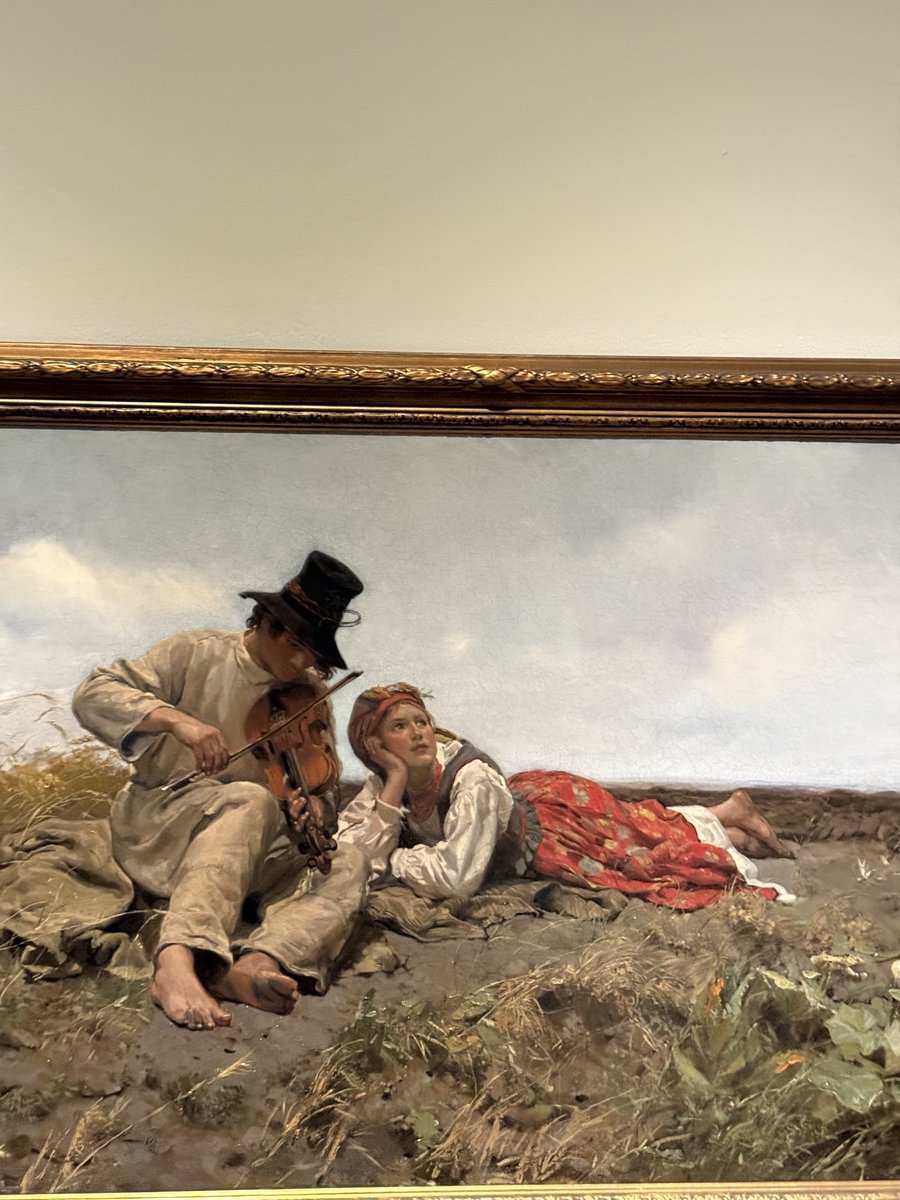 devonesay's tweet image. wystawa Chełmońskiego w MNK - 
w s p a n i a ł a