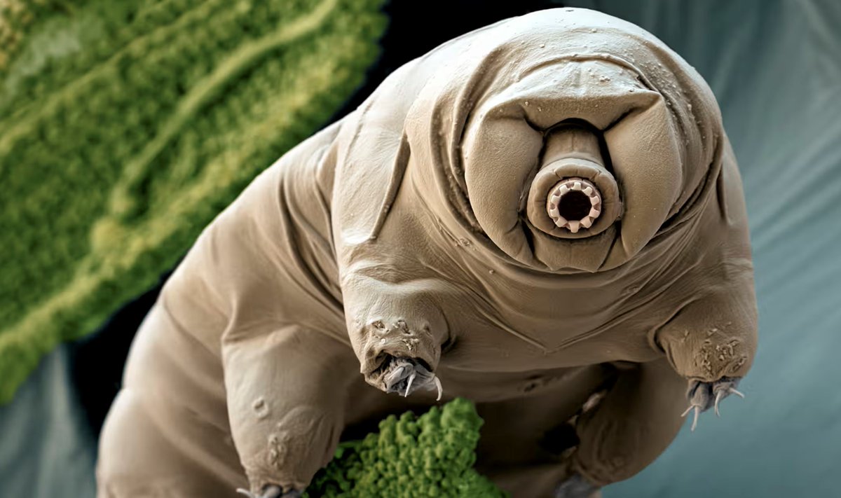 Tardigrades, also called water bears, are microscopic organisms found in diverse habitats known for their extraordinary ability to survive extreme conditions. Today's EarthDate episode meets these tough little critters. Listen here: earthdate.org/episodes/indes…