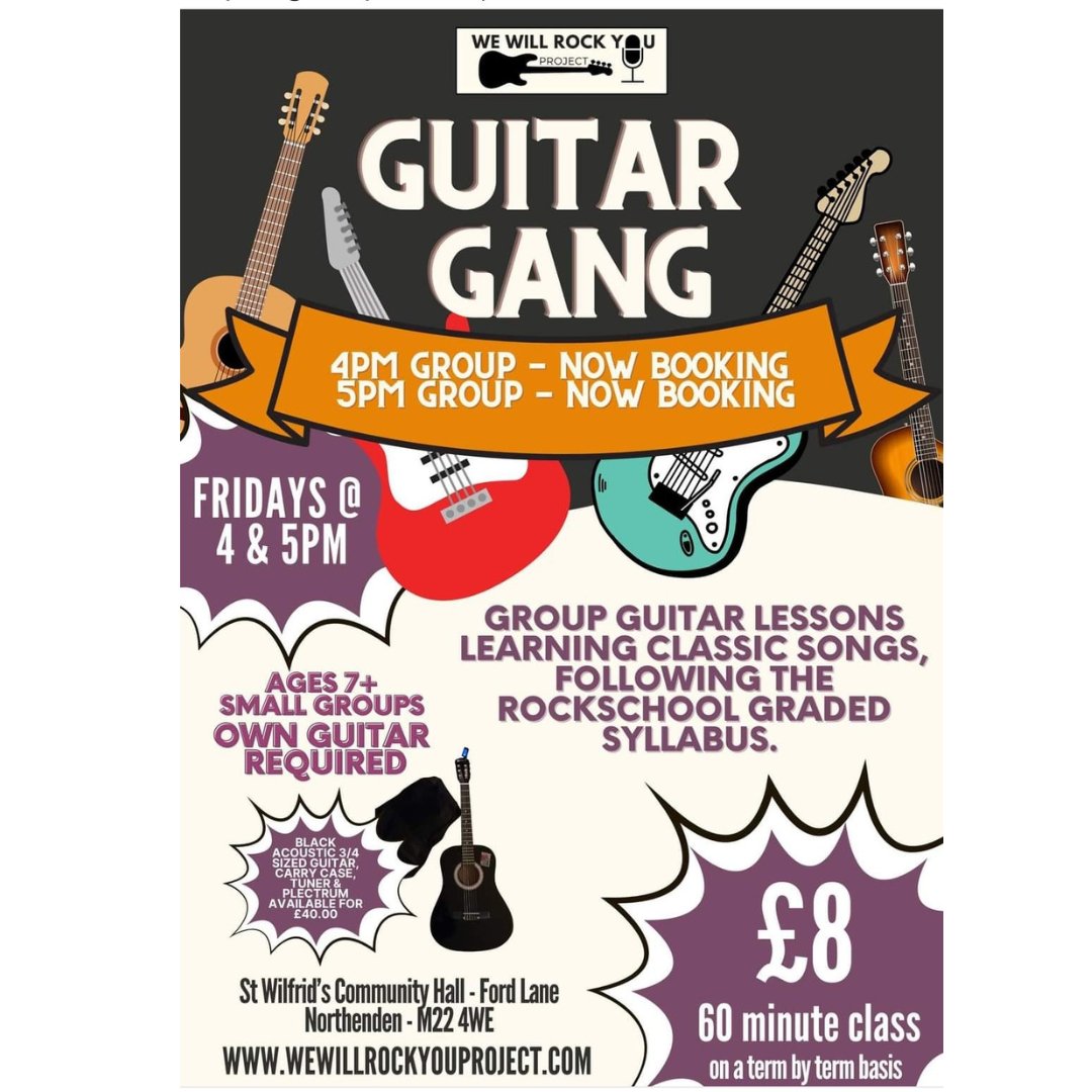 <a href="/guitargang/">guitargang</a> #lessons,   #learning #classic #songs, following the #rockschool #graded #syllabus - sounds like fun, the get   more information on the leaflet £8 for a 60min class 2 groups every Friday St   Wildreds Church #Northenden