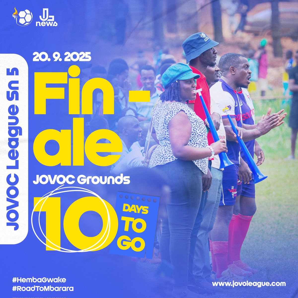 10 Days To Go!!

Fasten your seat belts , we are about to land.

Jovoc School Grounds, Mbarara.

#JLS5GrandFinale 
#Road2Mbarara